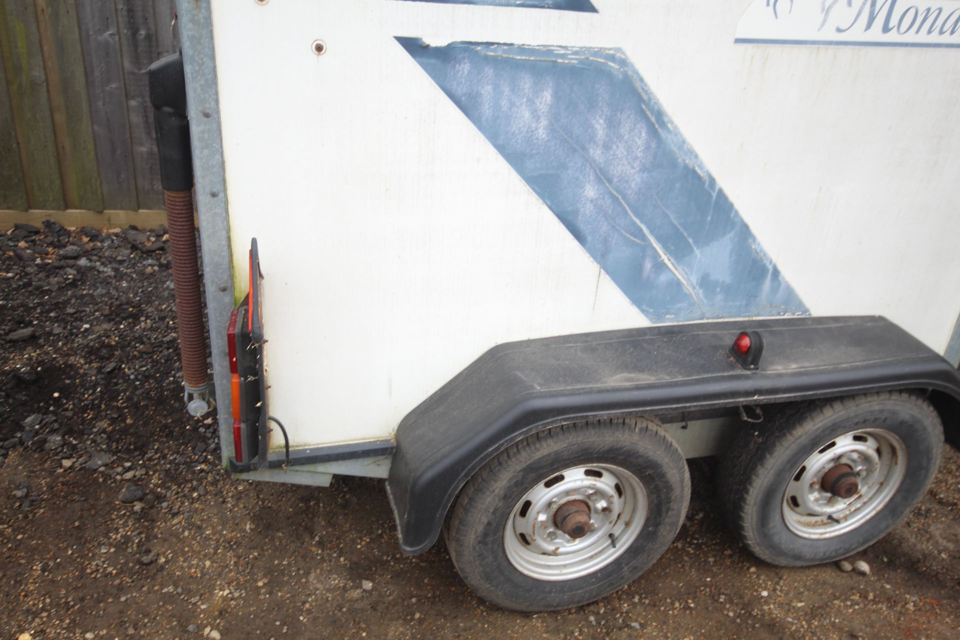 Indespension Monarque two horse twin axle horsebox. With front and rear ramps. Key held. - Image 35 of 45