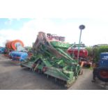 Amazone KE403 4m combination drill. 2005. With disc coulters, pre-em and tramlime. Manual, Control