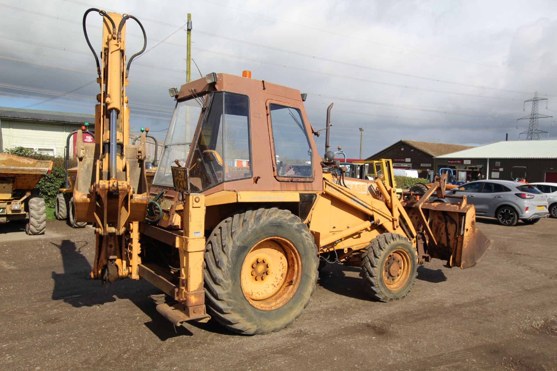 Case 580G Construction King 4WD backhoe loader. Registration D187 KKL. Date of first registration - Bild 3 aus 68