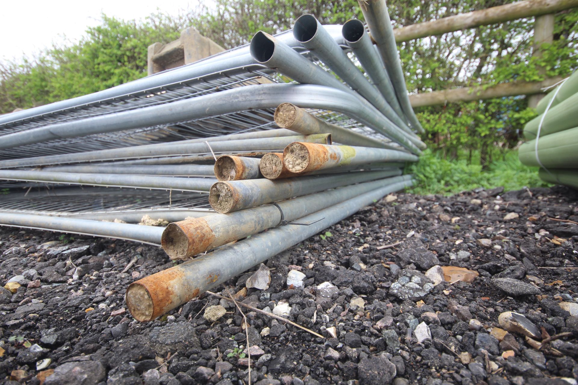 Quantity of Heras fence panels, clips and feet. - Image 8 of 8