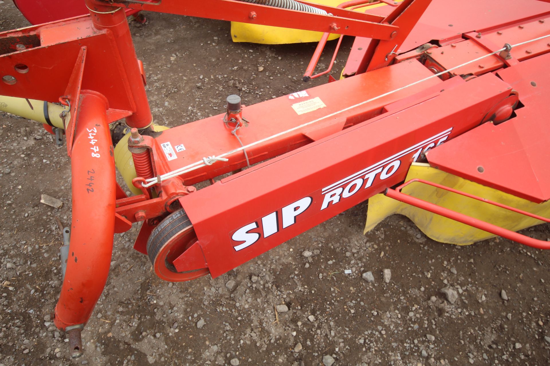 Landmec SIP Roto 165 1.65m drum mower. Control box held. V - Image 5 of 13