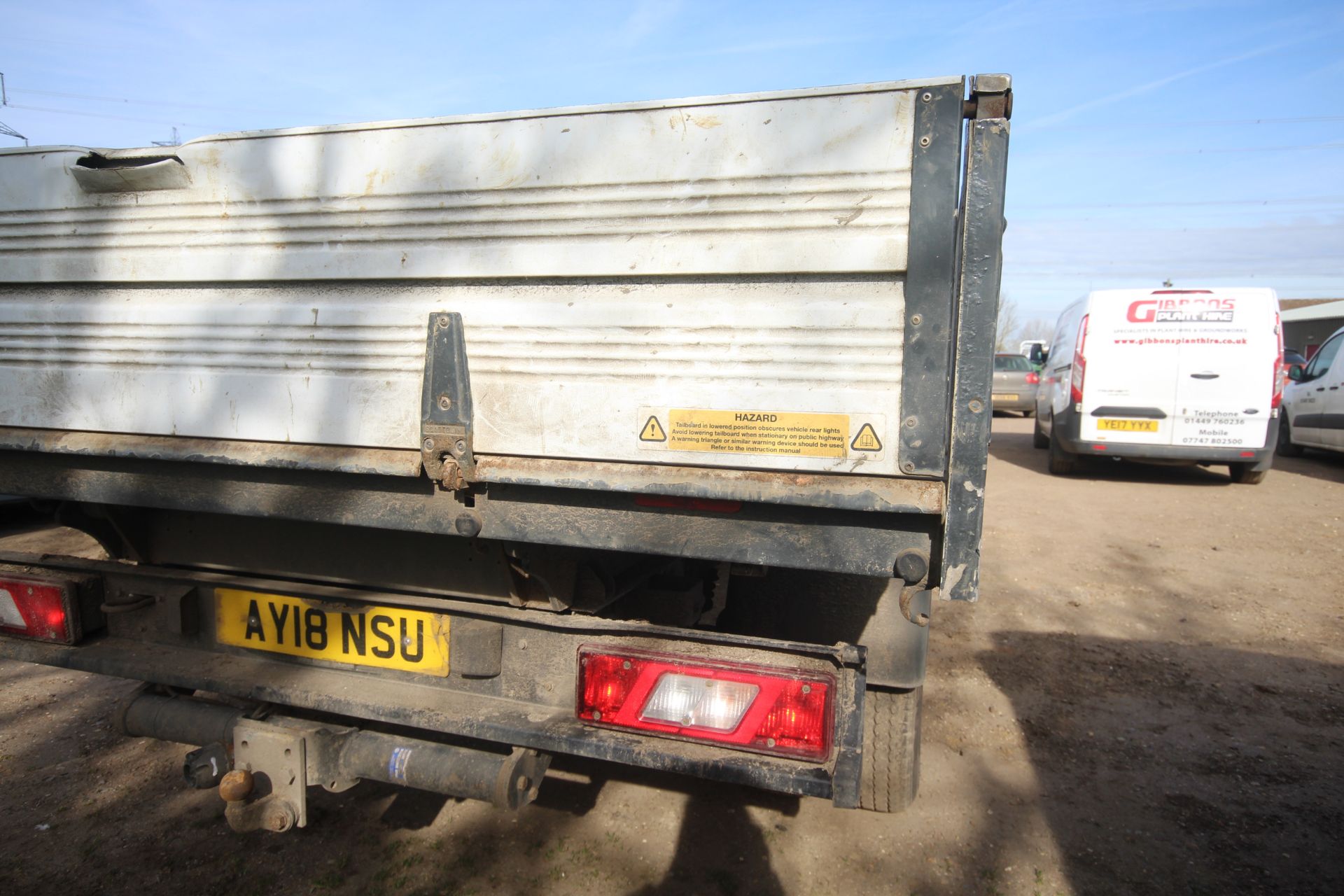 Ford Transit 350 2L diesel manual drop-side tipper. Registration AY18 NSU. Date of first - Image 20 of 64