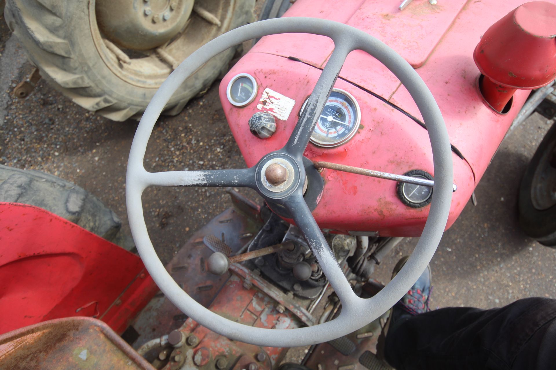 Massey Ferguson 35X 2WD tractor. 1963. Serial number SNMY313859. 11-28 rear wheels and tyres. - Image 37 of 43