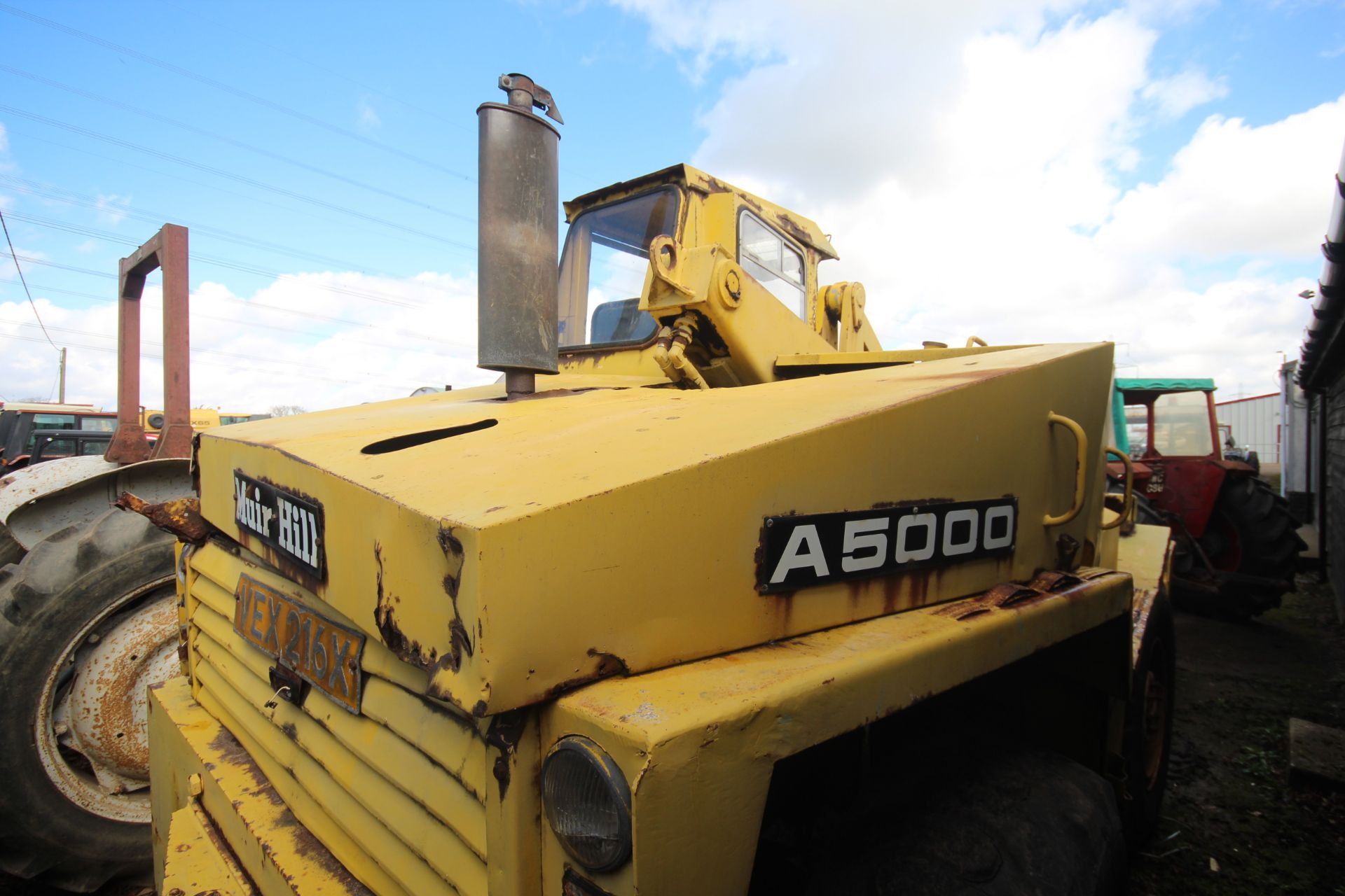 Muir Hill A5000 4WD loader. Registration VEX 216X (no paperwork). Date of first registration 18/08/ - Image 3 of 57