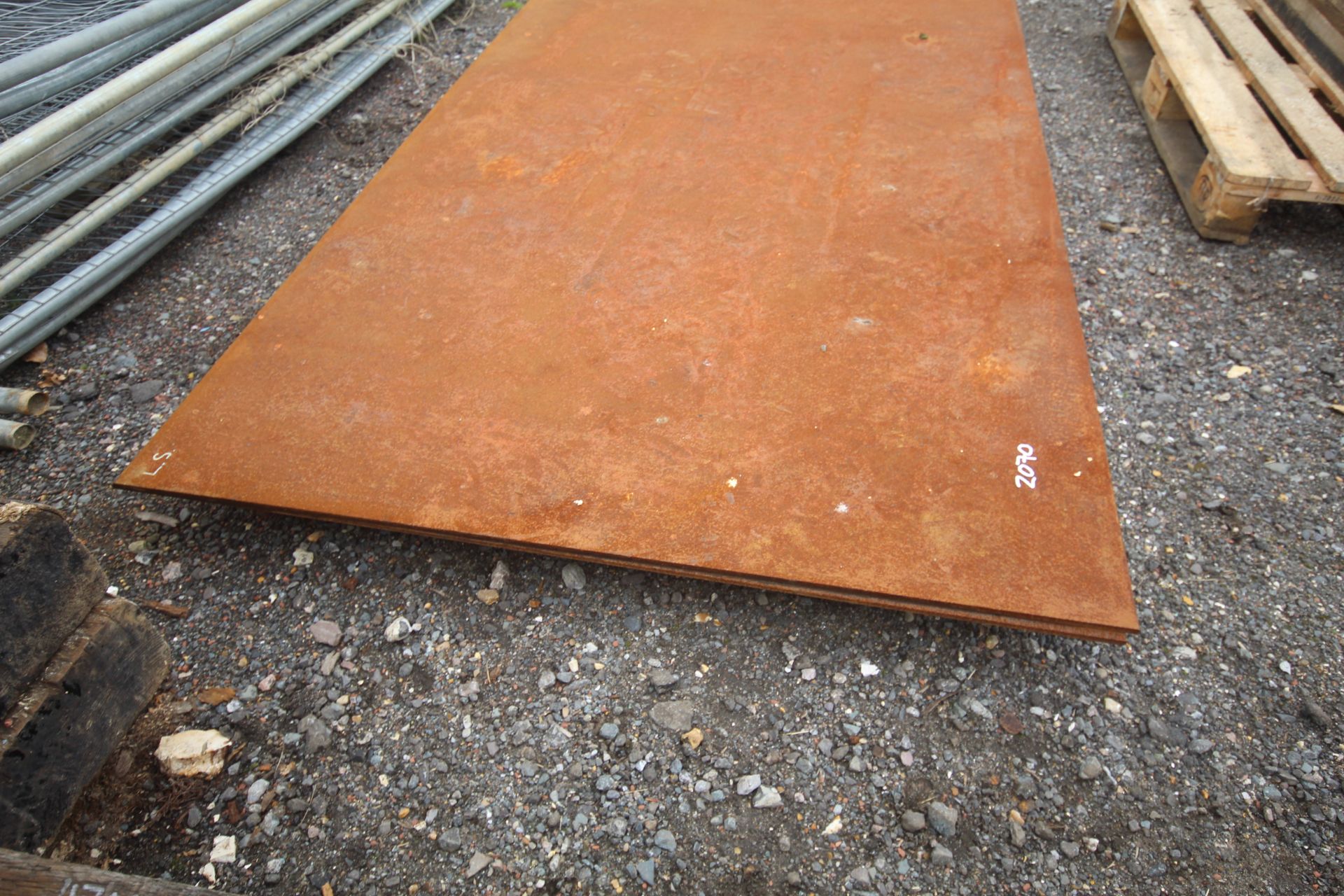 Unused heavy steel plate. V - Image 3 of 3