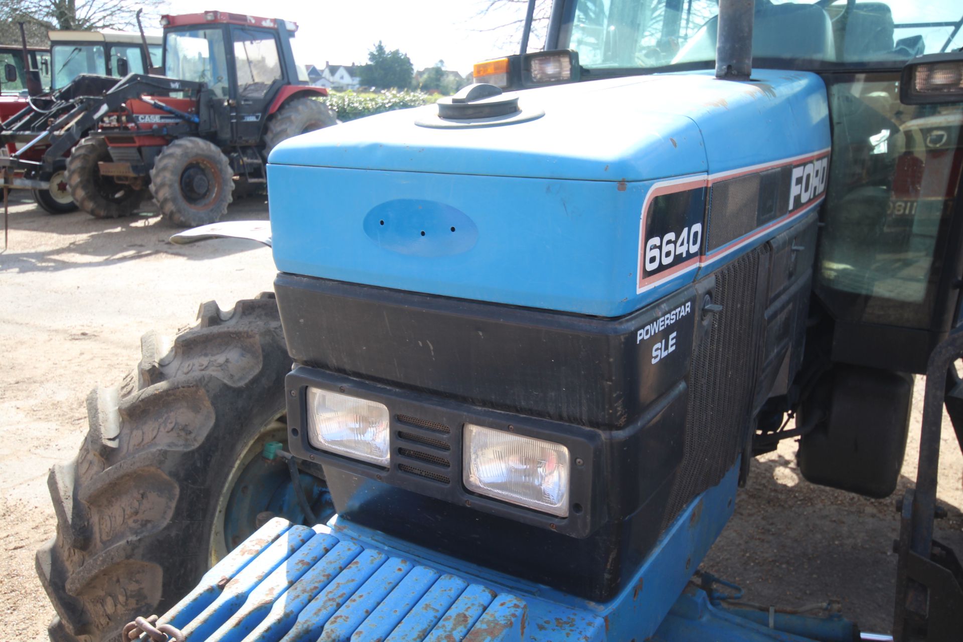 Ford 6640 Powerstar SLE 4WD tractor. Registration M622 WVW. Date of first registration 09/01/1995. - Image 6 of 67