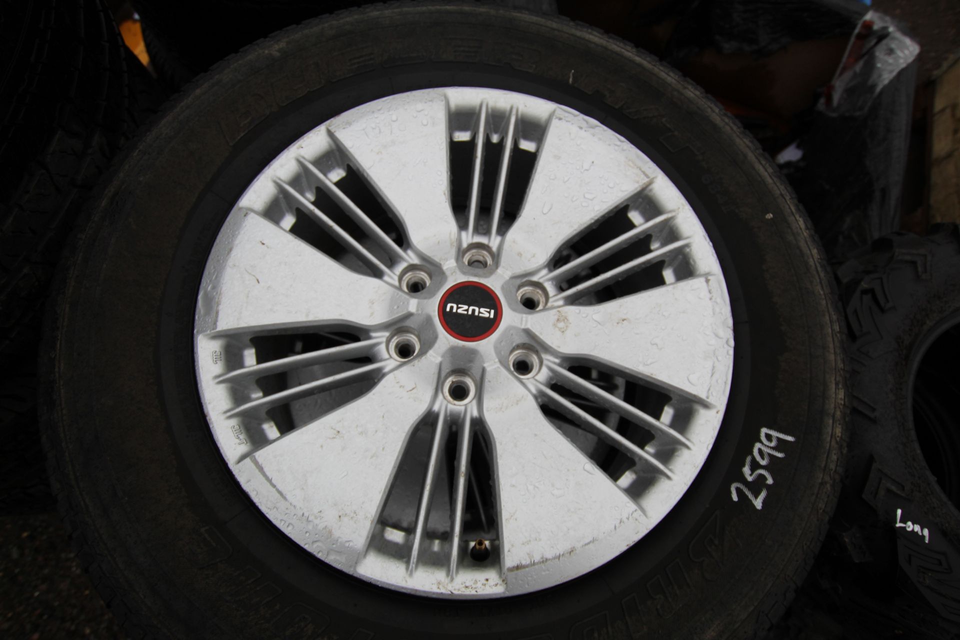 Set of four Isuzu wheels and tyres. V - Image 2 of 7