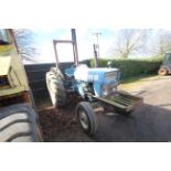 Ford 4000 Pre-Force 2WD tractor. Registration SRT 439F (expired). 13.6R36 rear wheels and tyres @
