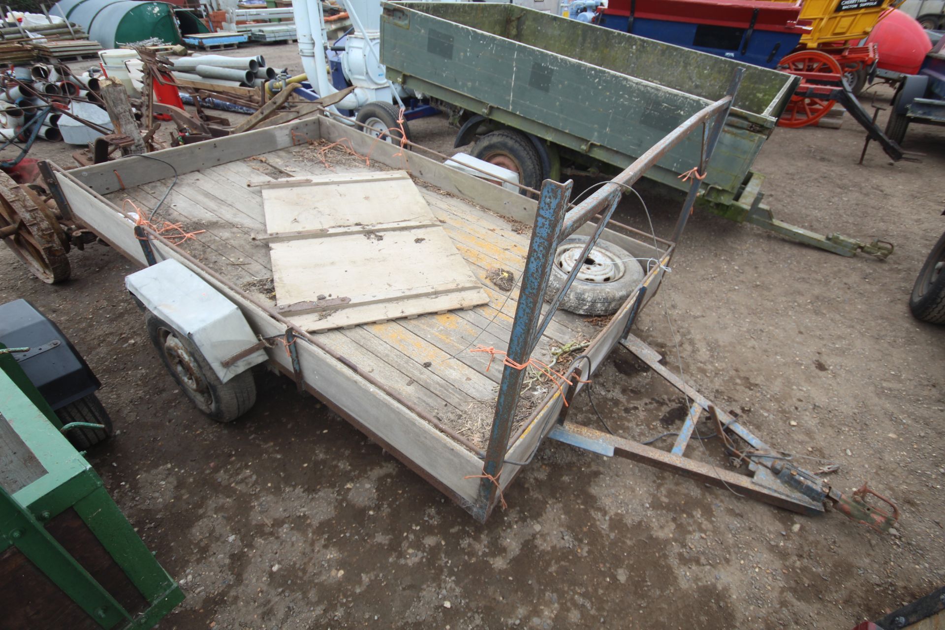 Single axle car trailer. For sale due to retirement. V
