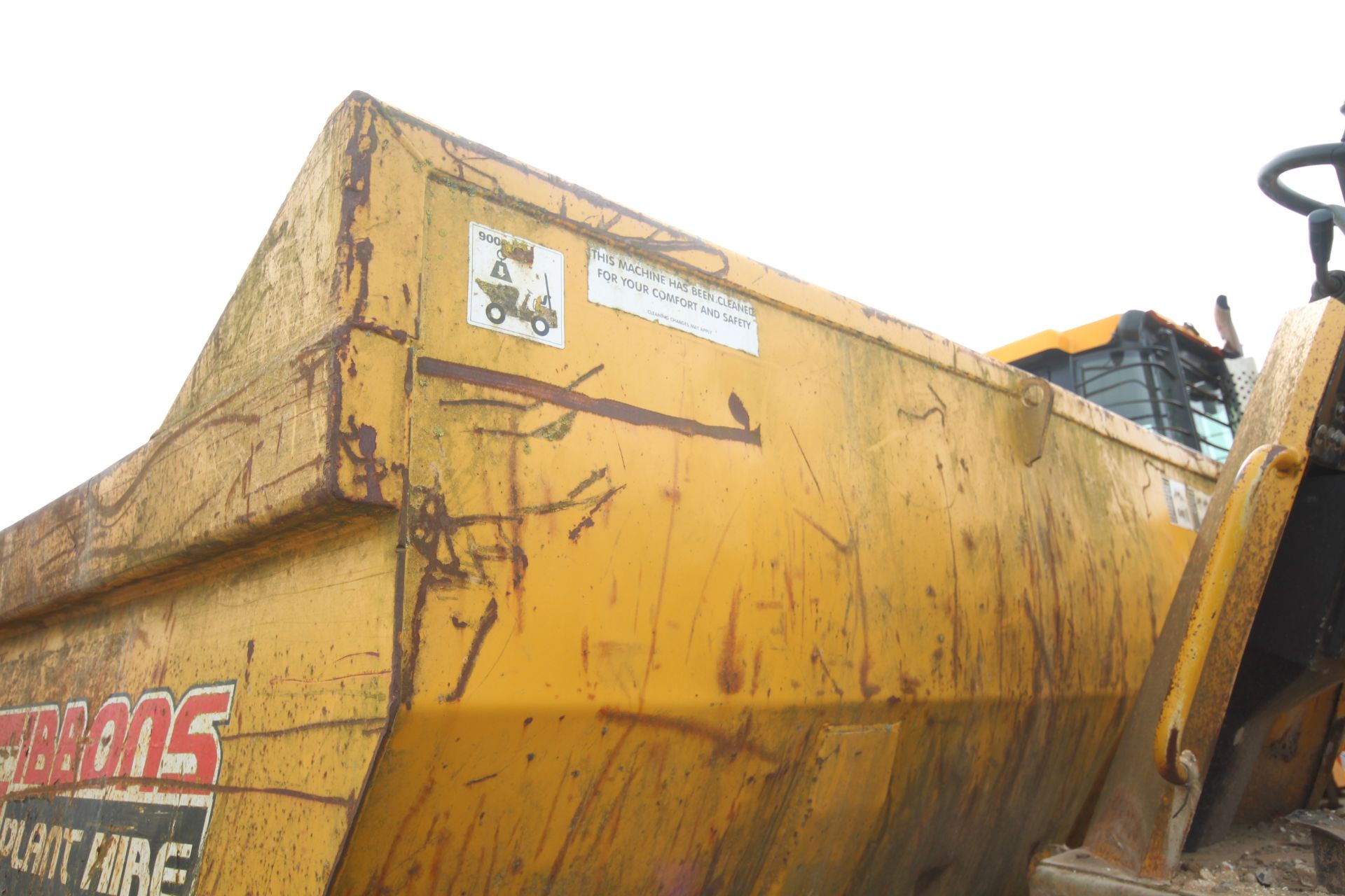 Thwaites 9T 4WD dumper. 2005. Unknown hours. Serial number SLCM39022507A6719. 500/60-22.5 wheel - Image 20 of 32