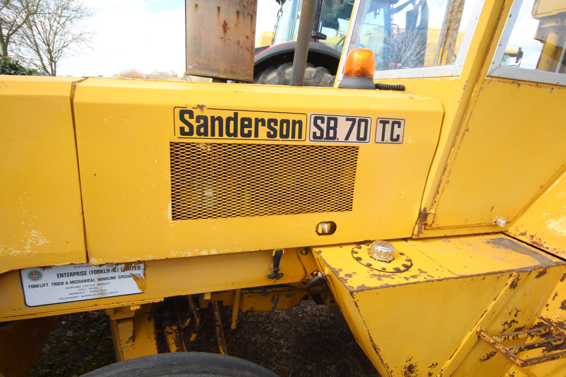 Sanderson SB70 TC 2WD rough terrain forklift. Registration KNG 916V. Date of first registration 03/ - Bild 20 aus 57