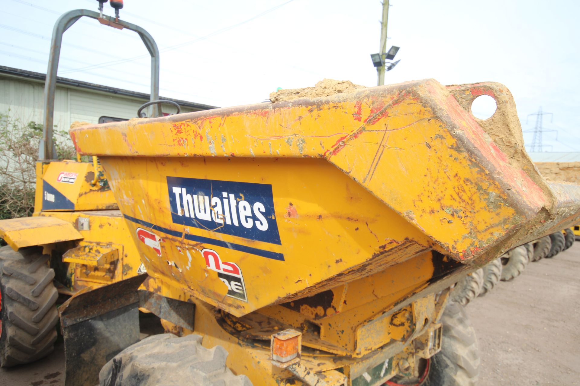 Thwaites 5T 4WD swivel tip dumper. 2003. 3,330 hours. Serial number SLCM355ZZ35.A3194. 12.5/80-18 - Image 7 of 37