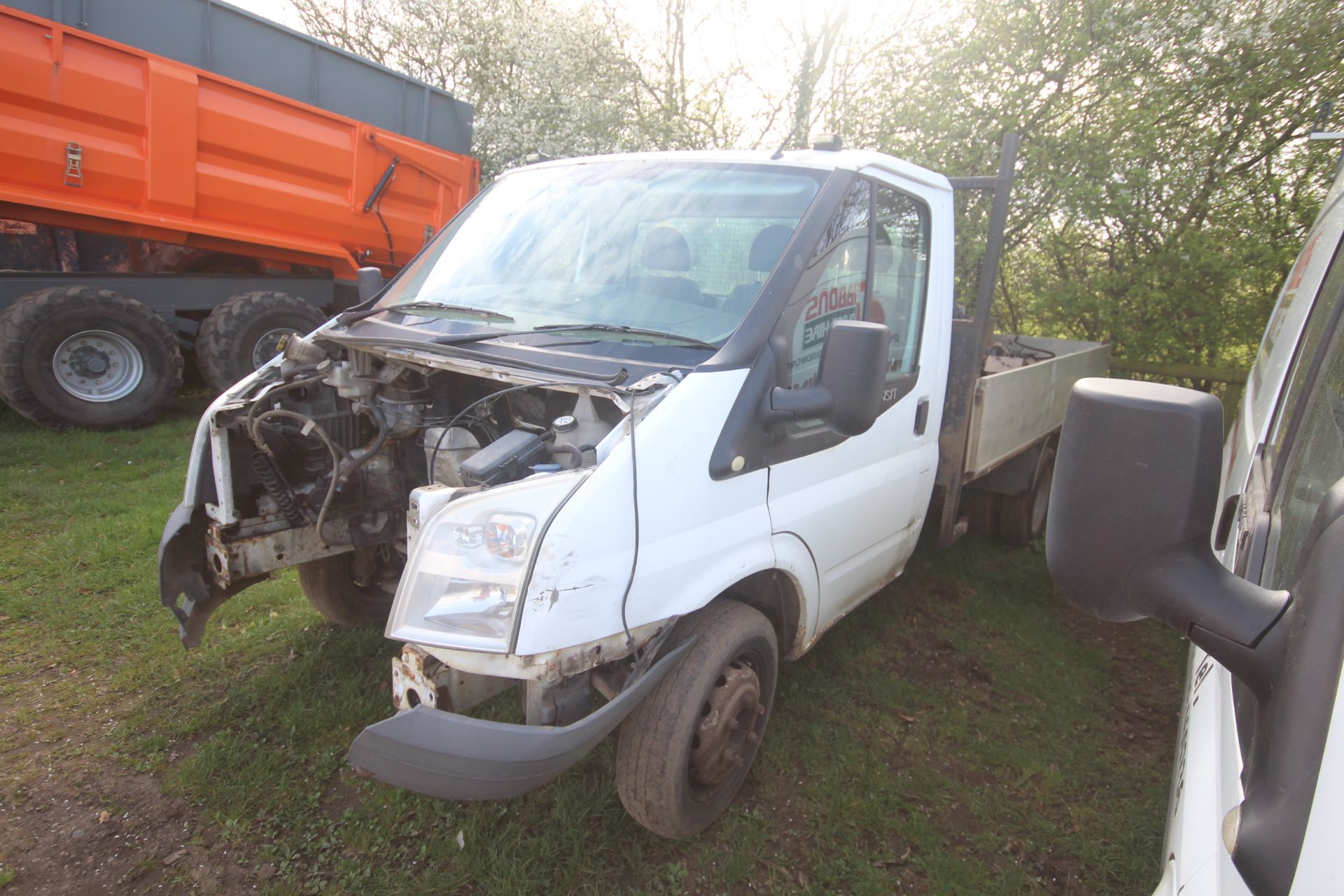 Ford Transit 350 2.4L diesel manual drop side tipper. Registration AD60 YML. Date of first - Image 2 of 35