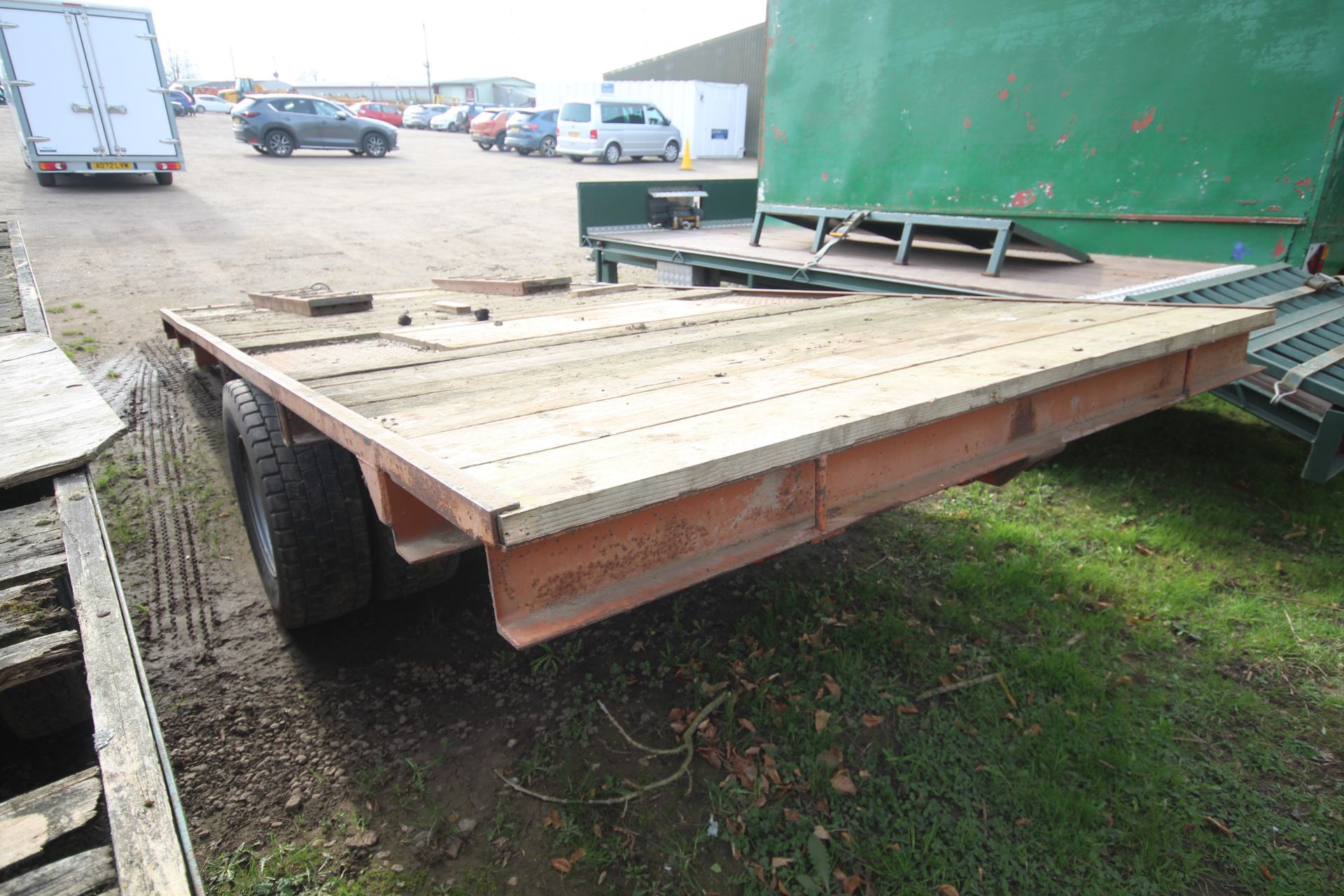 Brian Legg 8T single axle low loader. With lights, hydraulic brakes and ramps. - Image 4 of 15