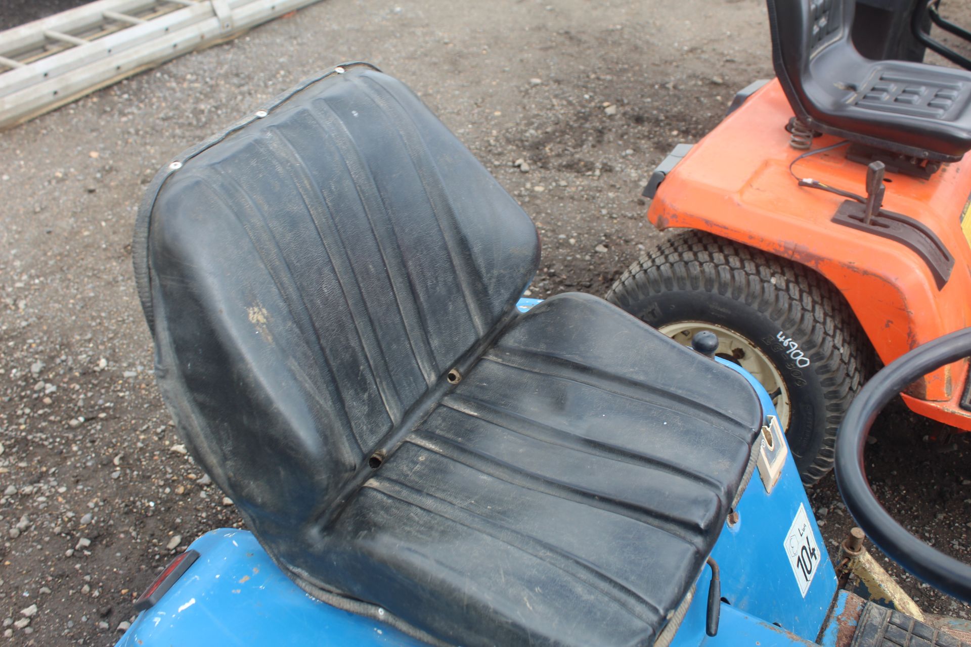 Ford LGT14D diesel hydrostatic ride-on mower. Key held. - Image 12 of 21