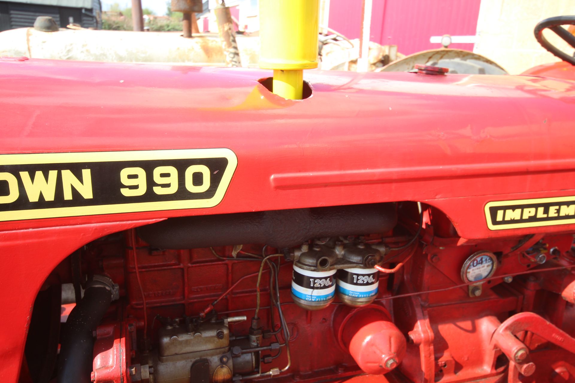 David Brown 990 Implematic live drive 2WD tractor. Registration CNO 117B. Date of first registration - Image 9 of 43