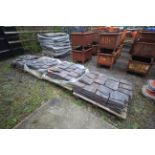 4x pallets of peg style tiles. V