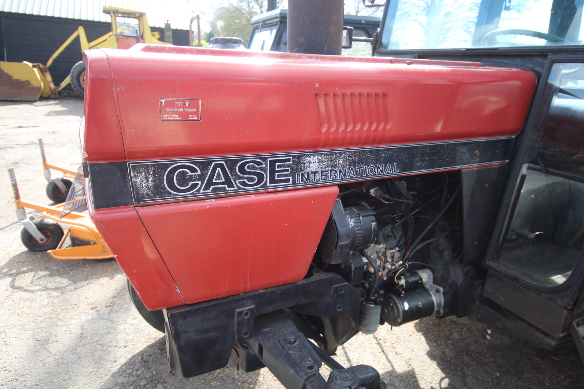 Case International 485 2WD tractor. Registration D404 APV. Date of first registration 27/10/1986. - Image 9 of 57