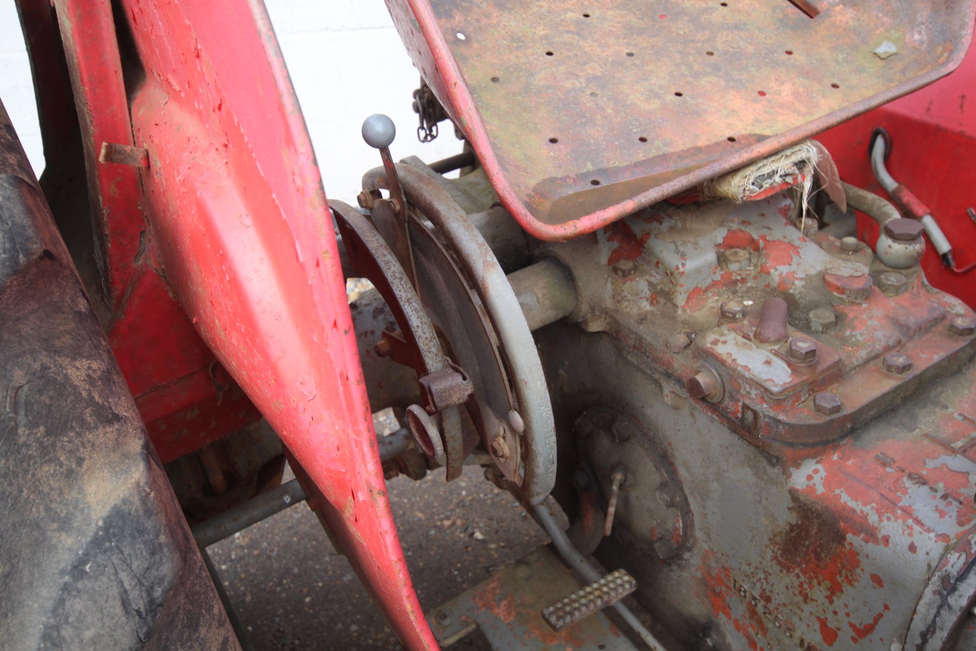 Massey Ferguson 35X 2WD tractor. 1963. Serial number SNMY313859. 11-28 rear wheels and tyres. - Image 29 of 43