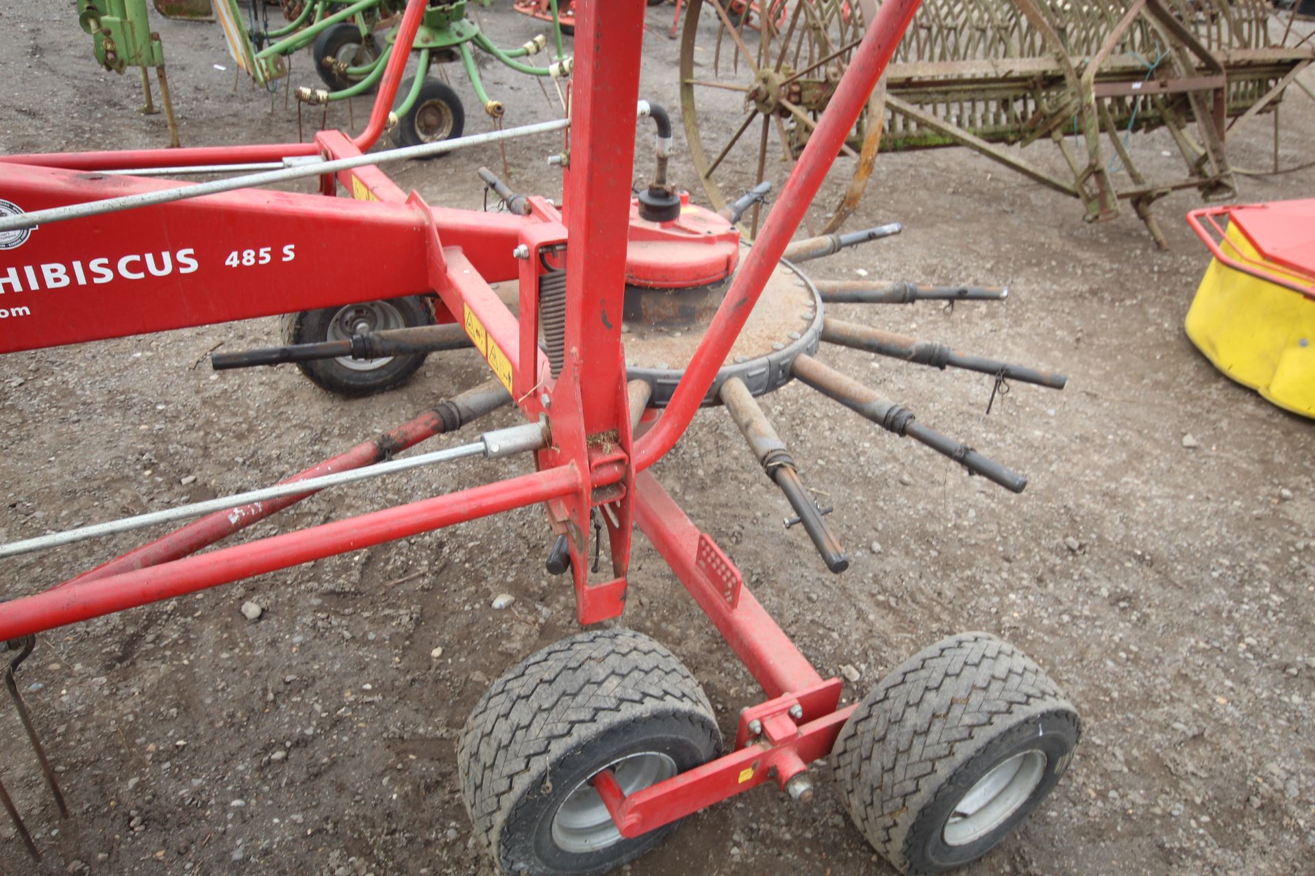 Lely Hibiscus 458S single rotor rake. Serial number 0003127837. V - Image 7 of 15