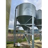 Collinson c7.5T feed bin. Right. To be sold in situ near Aldeburgh, Suffolk and removed at