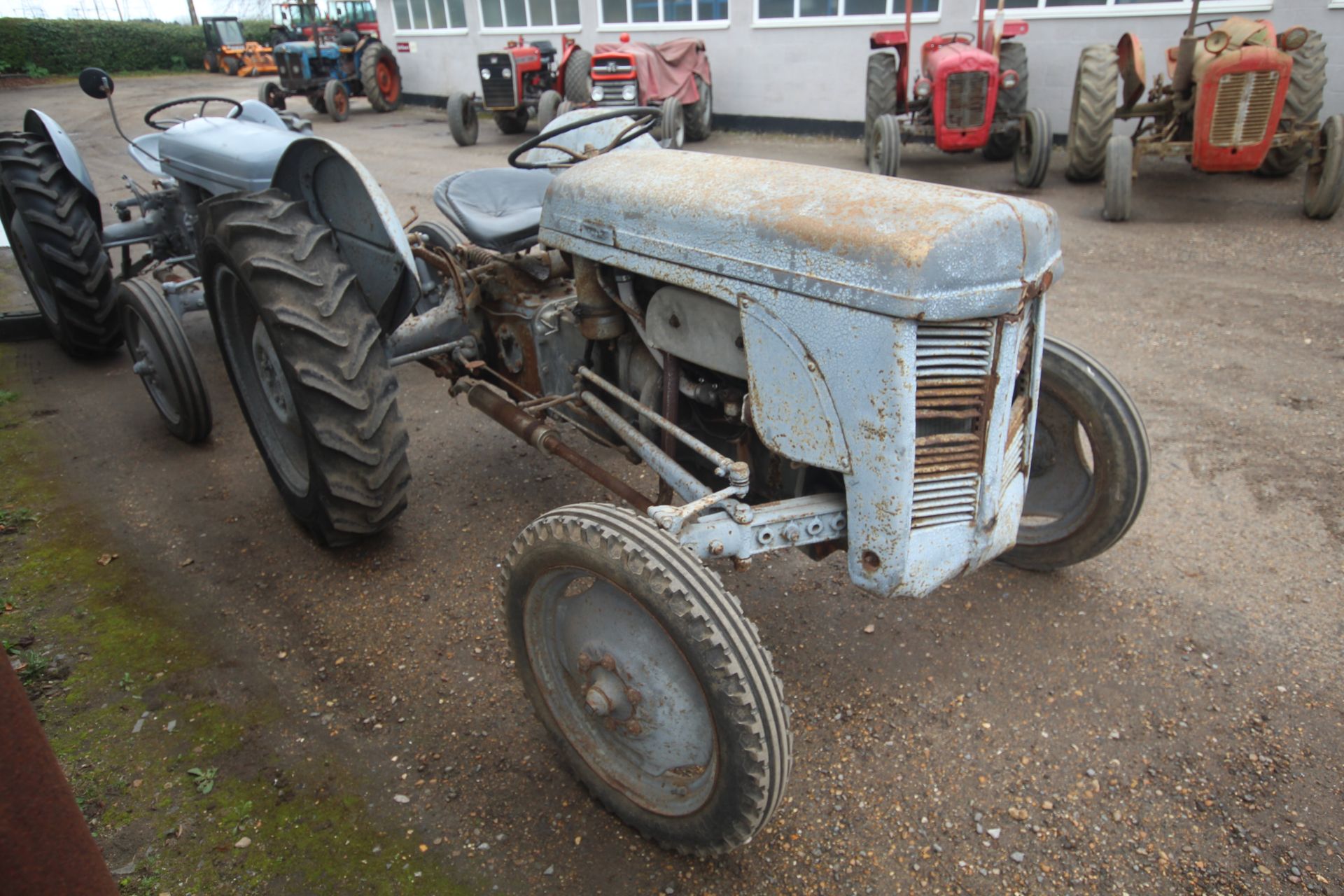 Ferguson TED 20 Petrol/ TVO 2WD tractor. 1953. Serial number 201176. Key held. V - Bild 2 aus 45