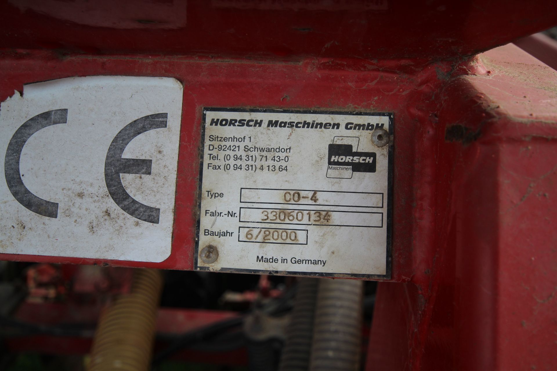 Horsch CO4 4m tine drill. With tramline, control box, various spares and manuals. V. - Image 48 of 54