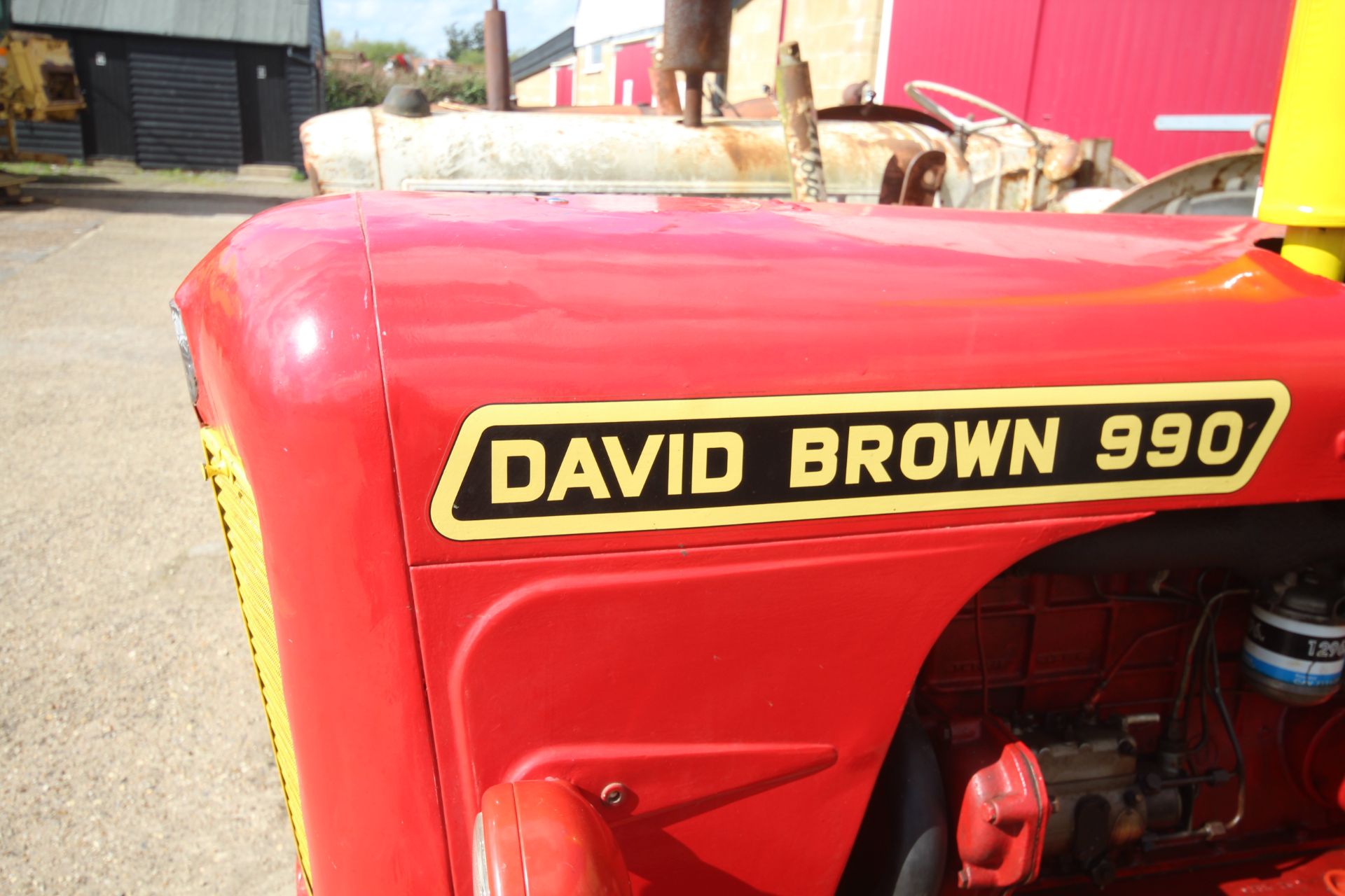 David Brown 990 Implematic live drive 2WD tractor. Registration CNO 117B. Date of first registration - Image 7 of 43