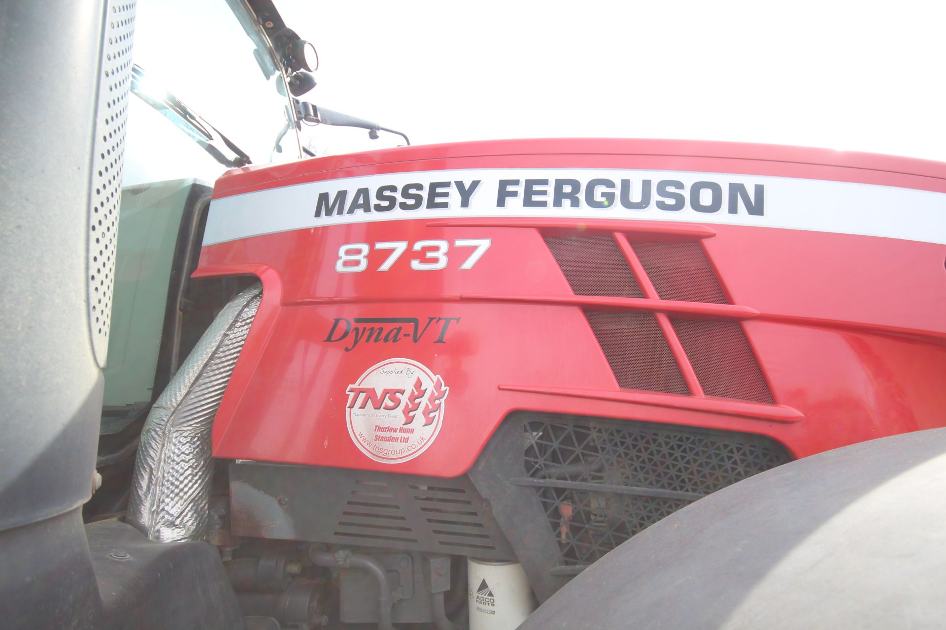 Massey Ferguson 8737 4WD tractor. Registration AY17 AVG. Date of first registration 14/03/2017. 4, - Image 17 of 104