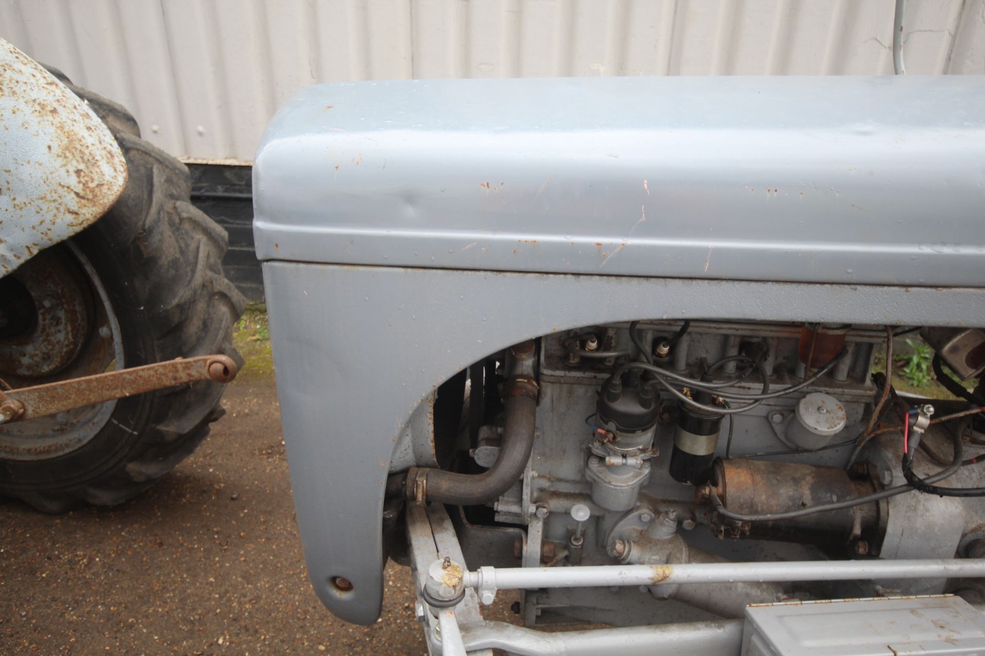 Ferguson TEA 20 Petrol 2WD tractor. Registration 771 XUN. 1948. Serial number 57289. 11.2-28 rear - Image 9 of 44