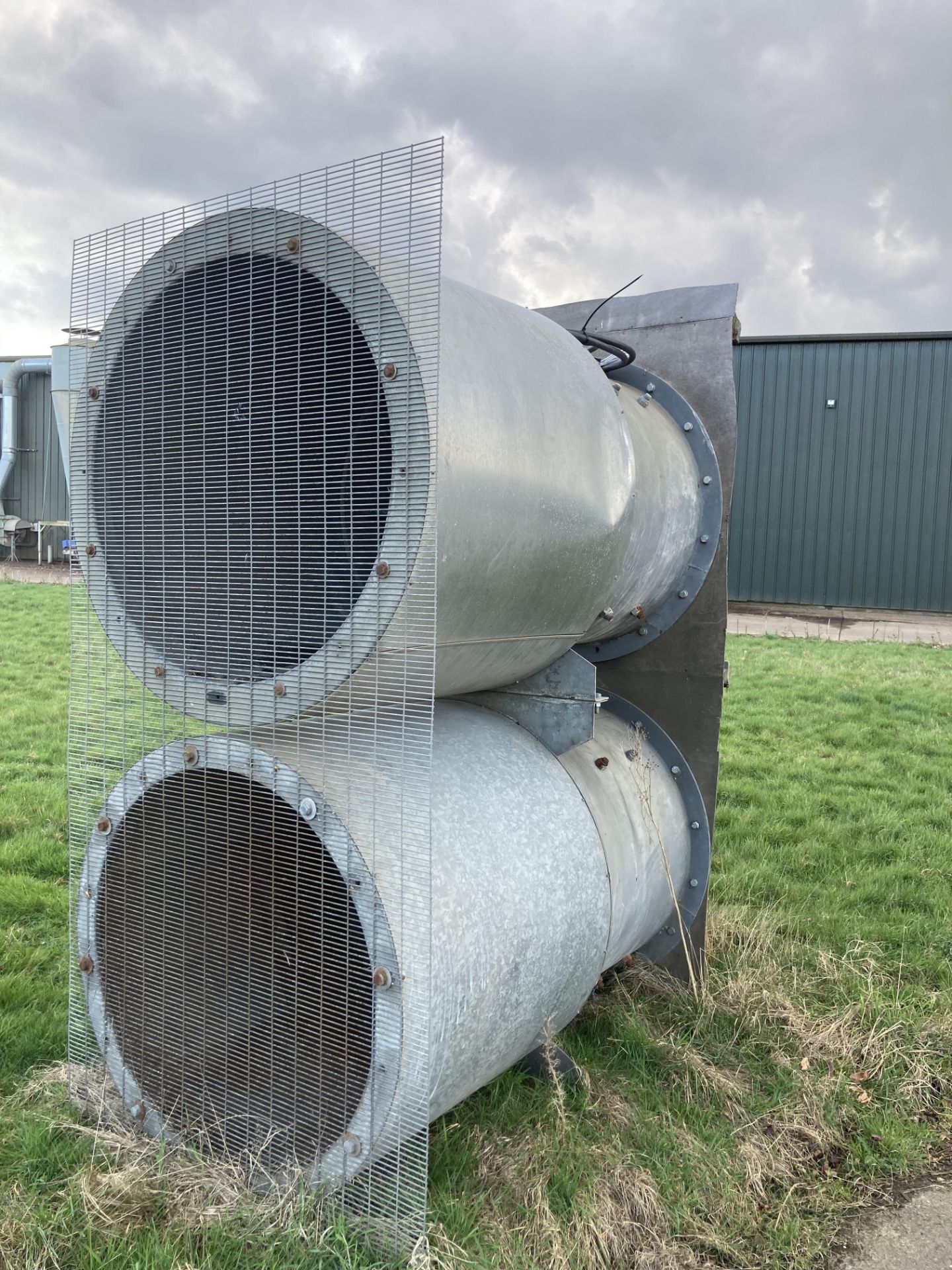 2x GW Axial Flow 20HP fans. With Flaktwoods silencers. Collection from Rendlesham, near Campsea - Image 2 of 3