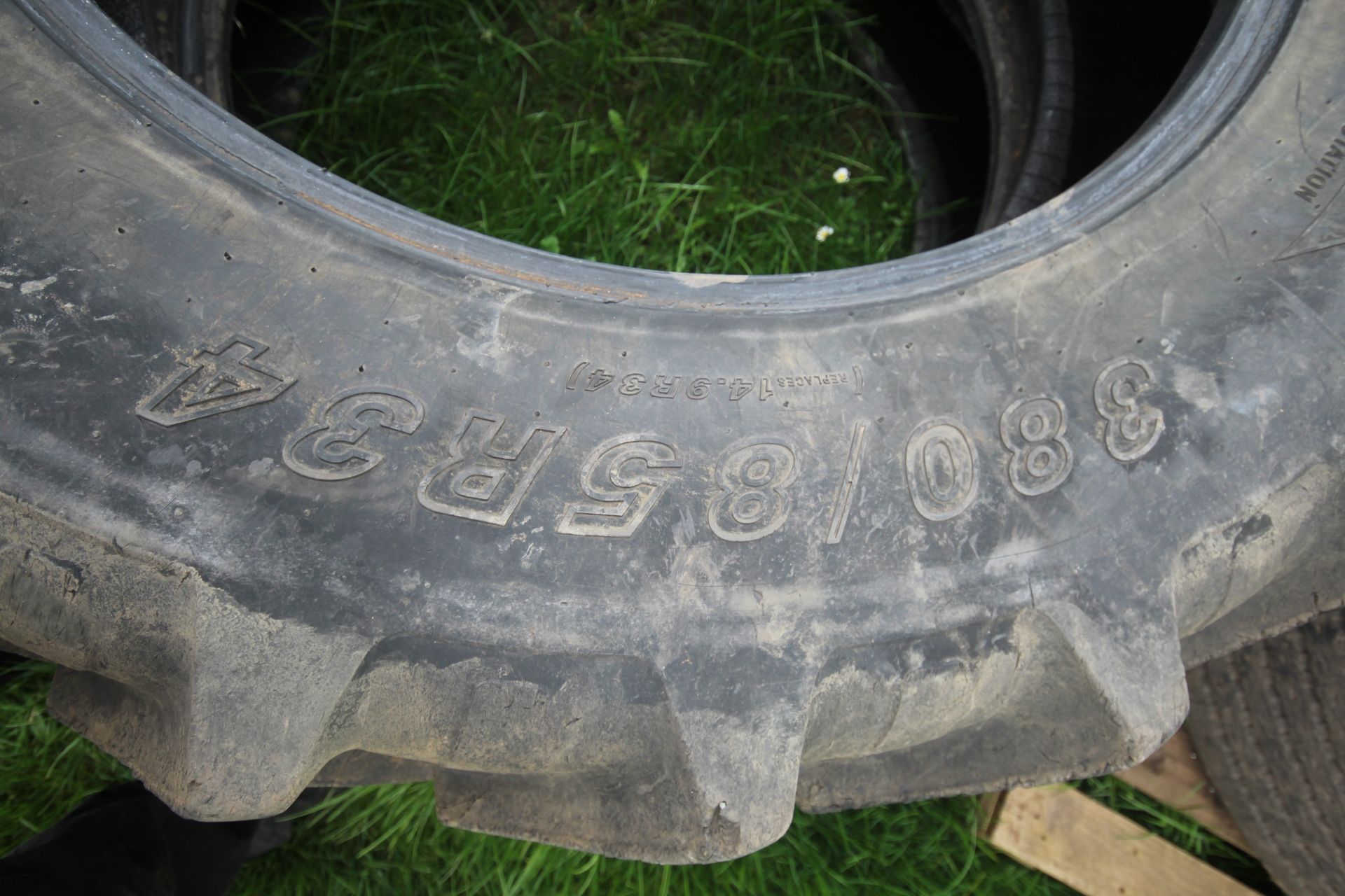 Pair of 380/85R34 tyres. - Image 4 of 4