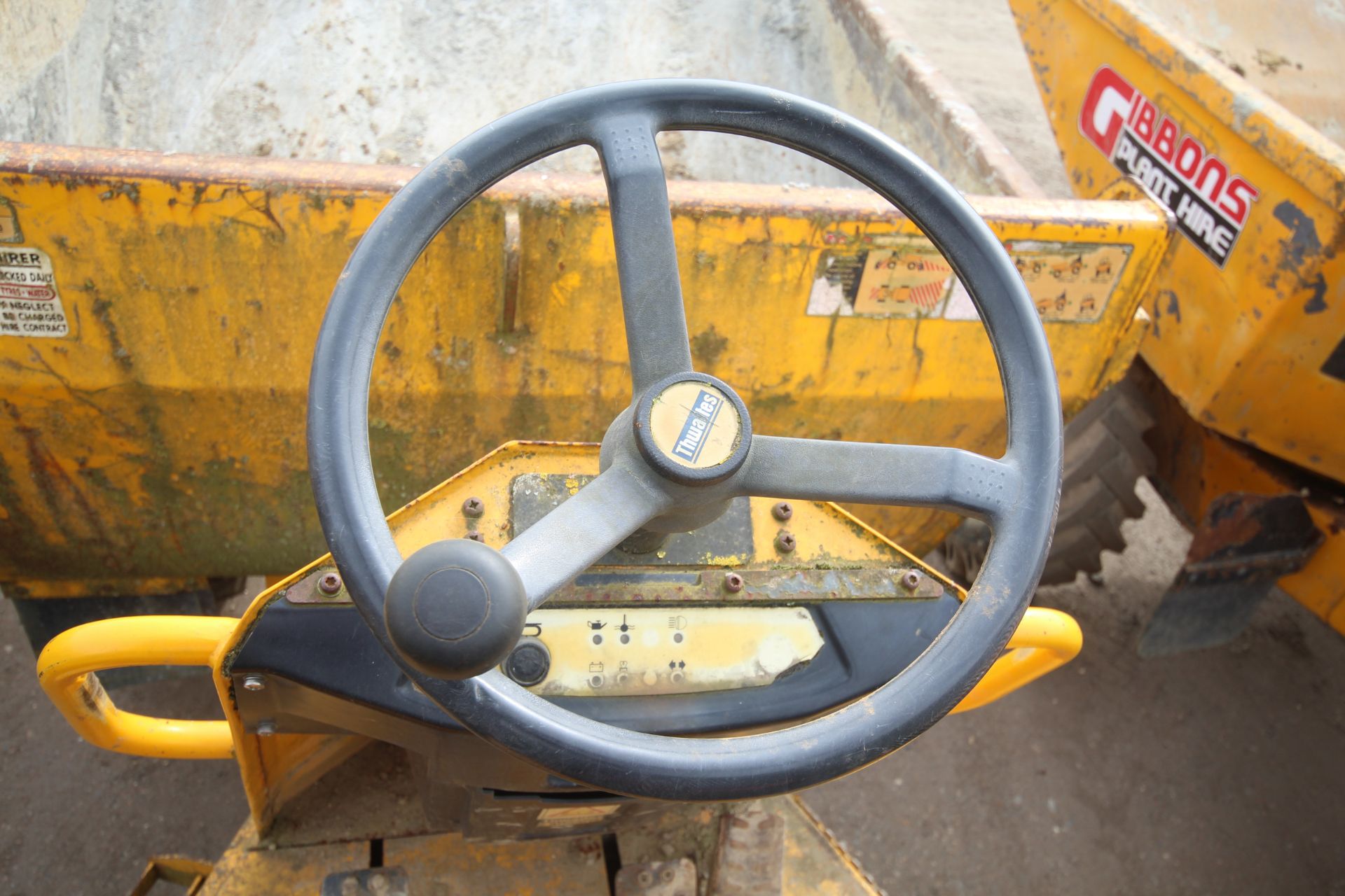 Thwaites 3T 4WD dumper. 2008. 2,664 hours. Serial number SLCM57077701B2425. 11.5/80-15.3 wheels - Image 25 of 31