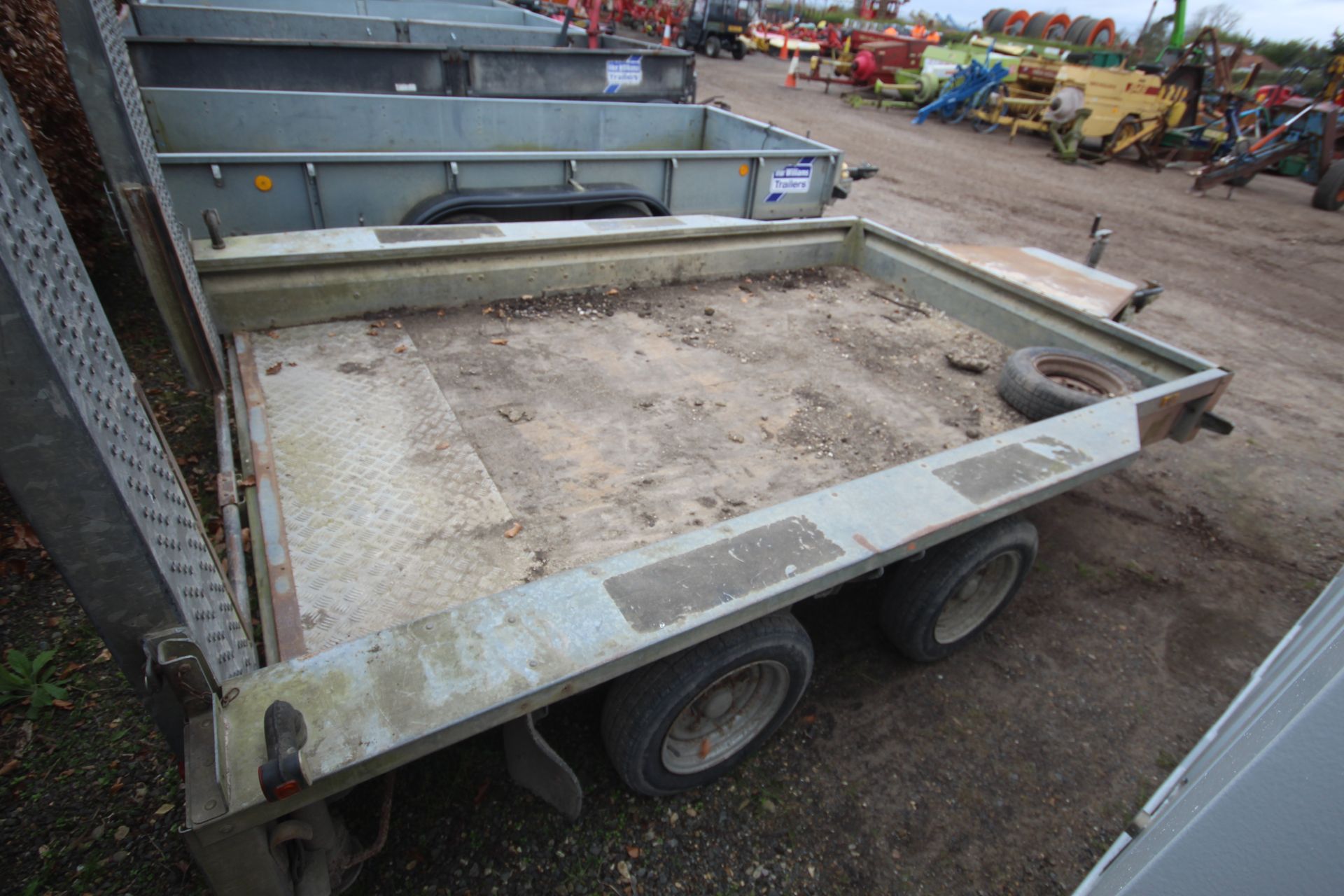Ifor Williams GX106 10ftx6ft twin axle plant trailer. With ramps. V For sale on behalf of the - Bild 26 aus 38