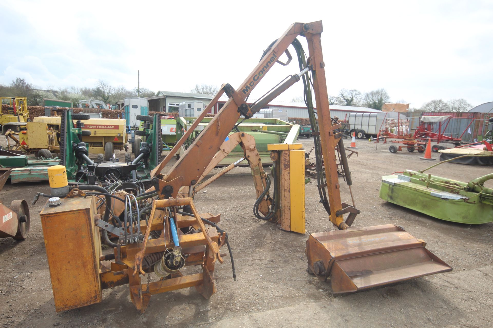 McConnel PA34 linkage mounted hedge cutter. With cable controlled spools. For sale due to