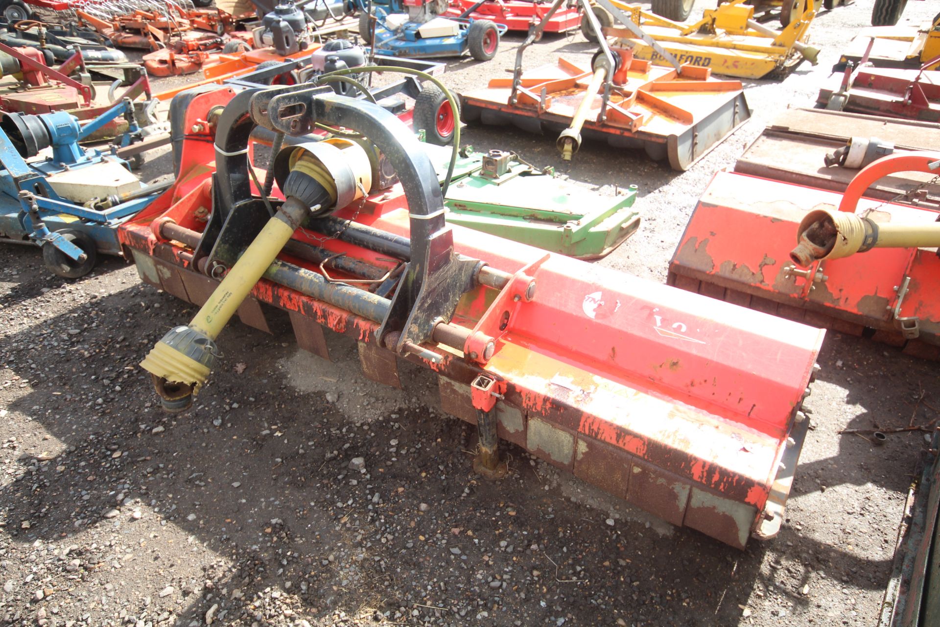 Twose Tornado Elite 7ft6in flail mower. With rear roller and sideshift. V