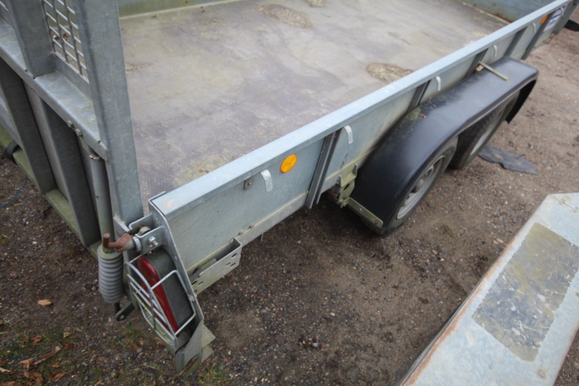 Ifor Williams GD125 MK3 12ft x 5ft twin axle general purpose trailer. With full width ramp. Key - Bild 23 aus 34