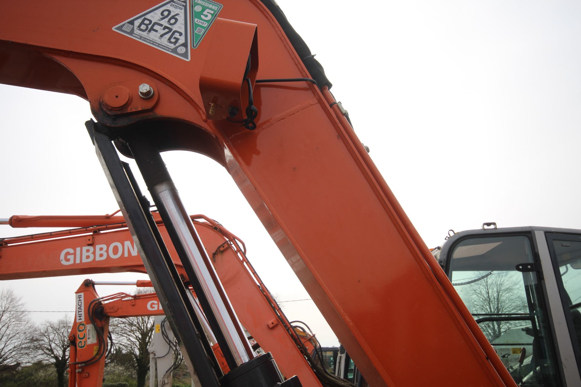 Hitachi ZX55U-6 CLR 5.5T rubber track excavator. 2022. 757 hours. Serial number HCMAEQ50H00061201. - Image 40 of 71