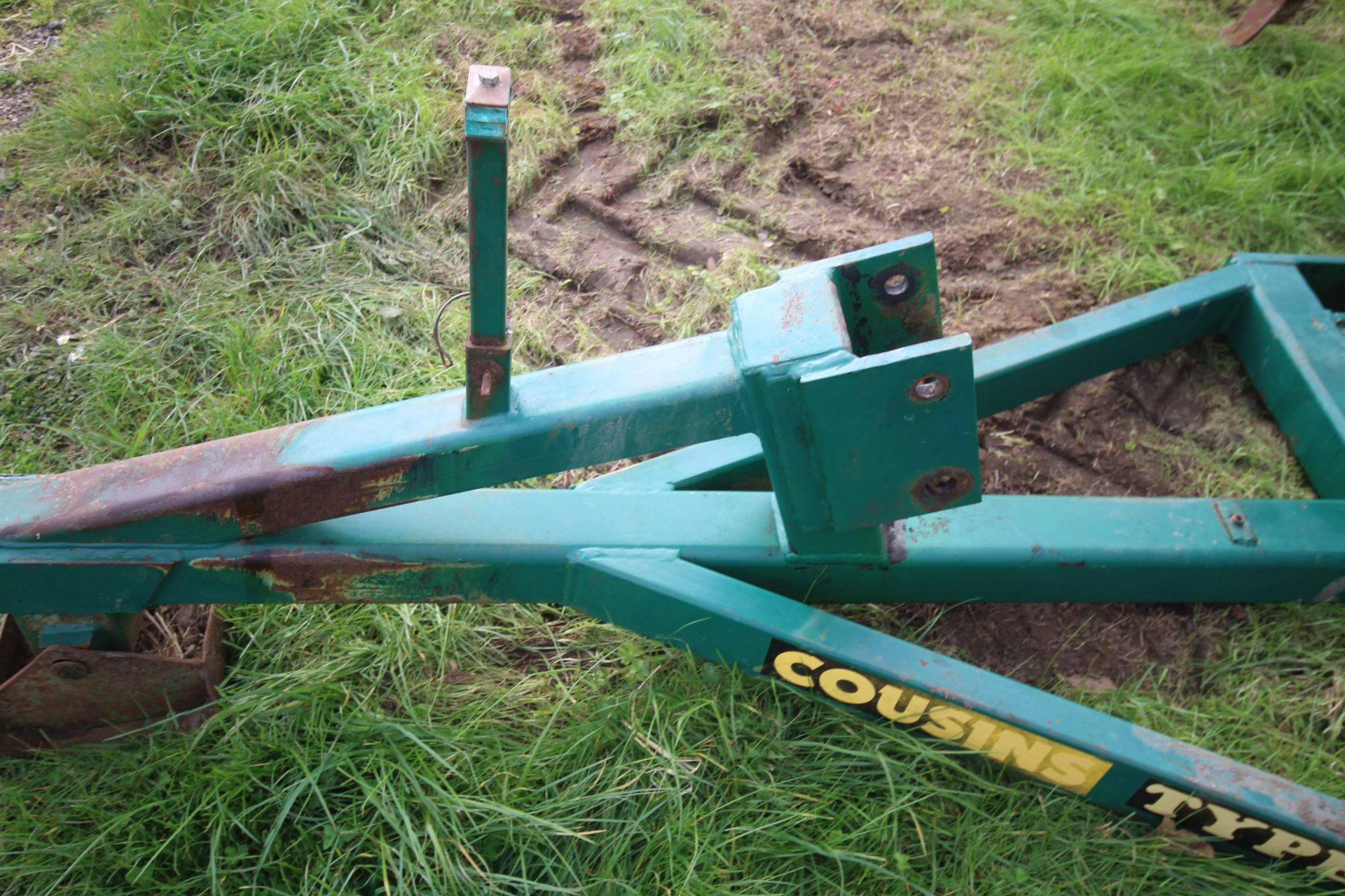 Cousins Type 28 3.4m trailed double press. With DD style rings and leading tines. From a local - Image 4 of 31