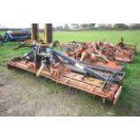 Machio 4m power harrow. With packer. From a local Deceased estate.