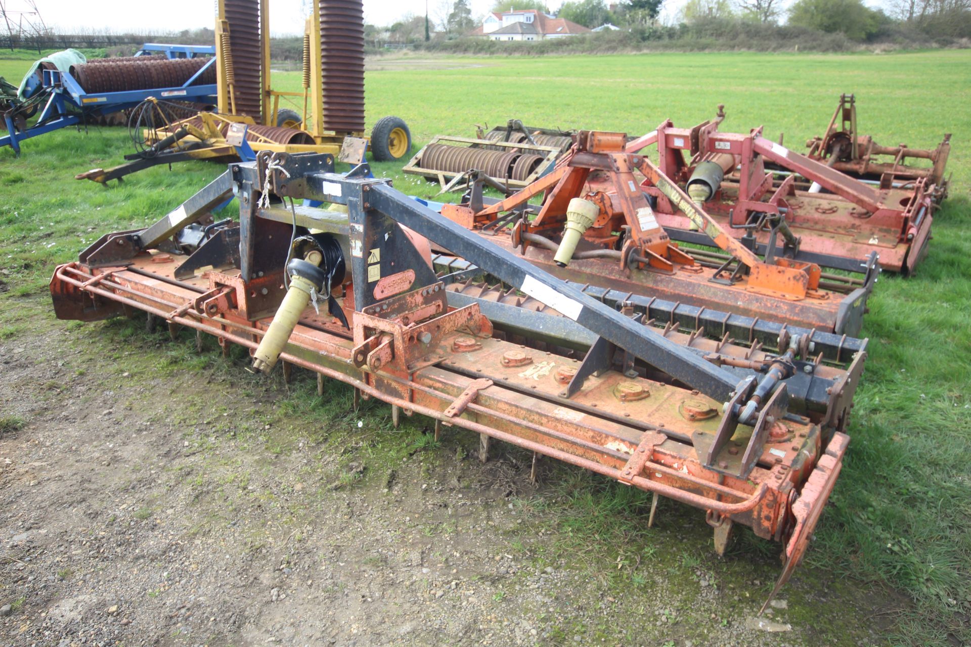 Machio 4m power harrow. With packer. From a local Deceased estate.