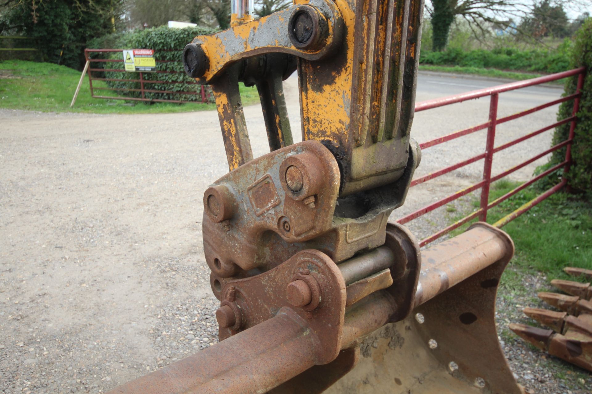 Hyundai Rolex 130 14T LCD-3 steel track excavator. Showing 4,963 hours. 20xx. With two buckets, twin - Image 40 of 70