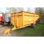 Richard Western 10T single axle dump trailer. 1992. With greedy boards and tailgate. Owned from new.