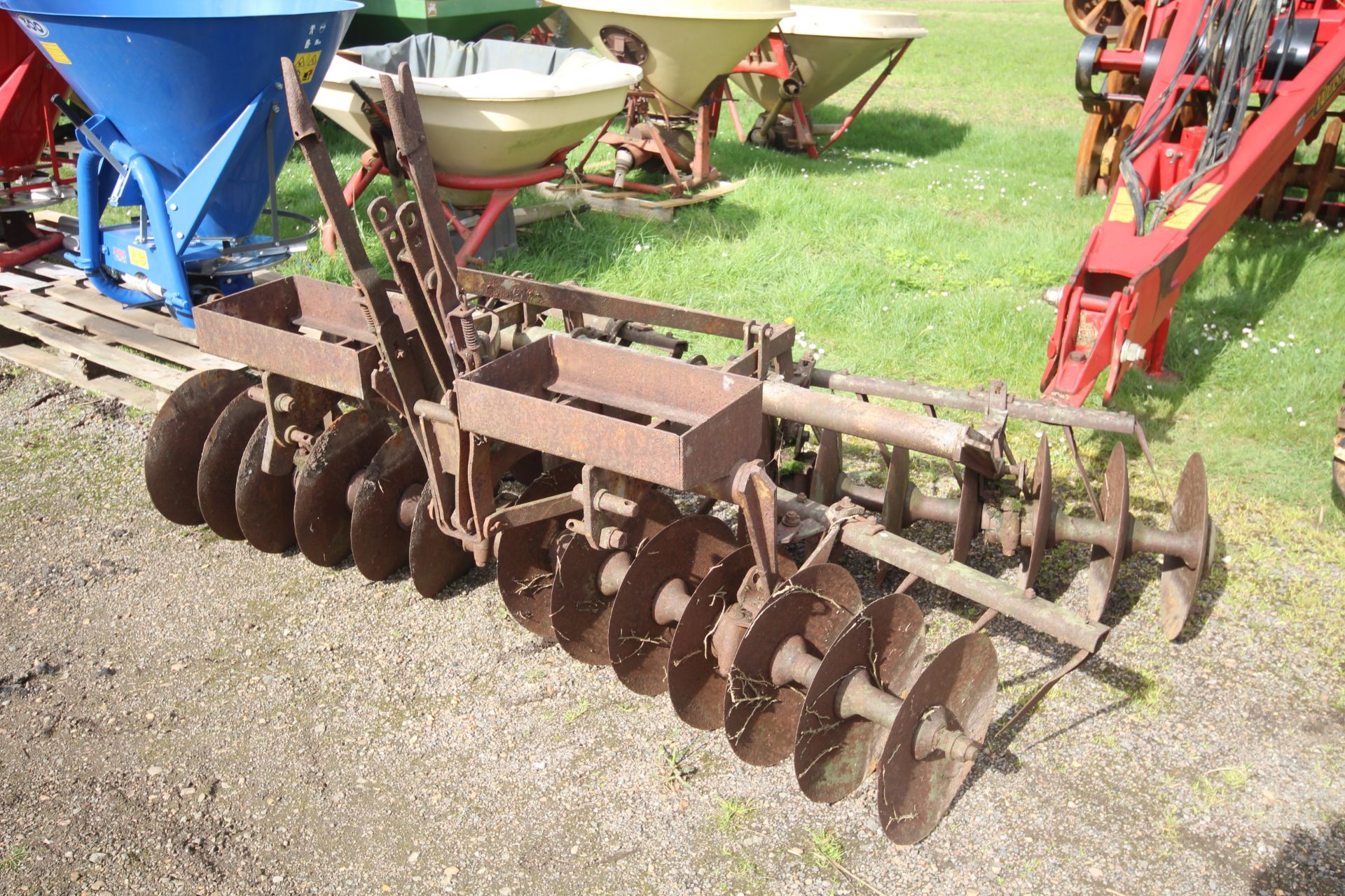 Massey Ferguson mounted discs. From a Local Deceased estate. V