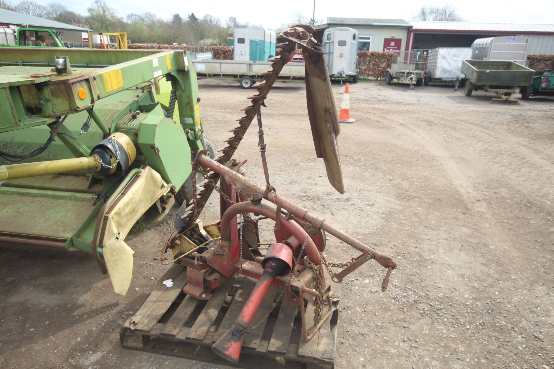 New Holland finger bar mower.