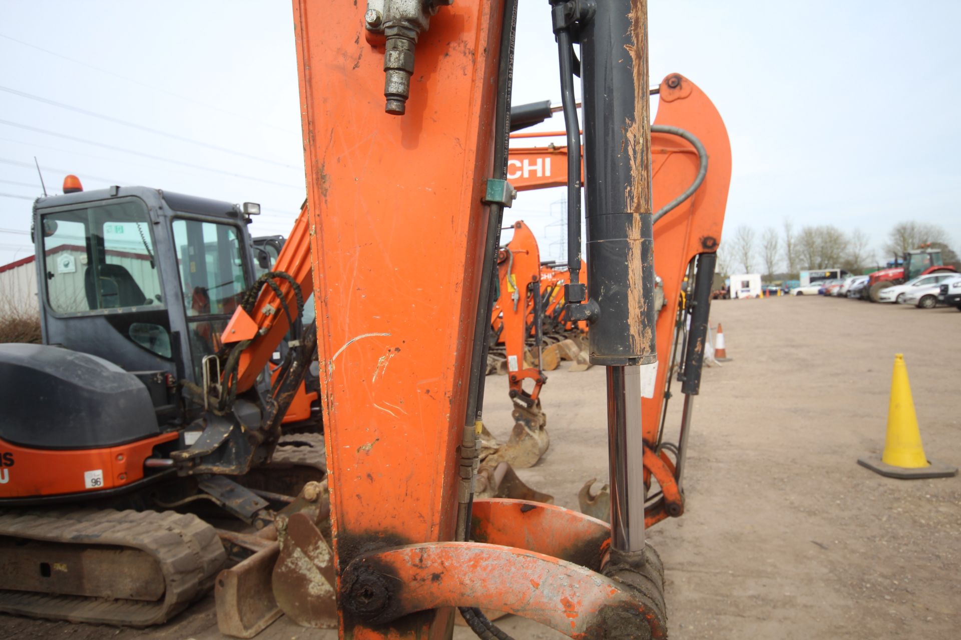 Hitachi ZX55U-5A CLR 5.5T rubber track excavator. 2018. 3,217 hours. Serial number HCMA - Image 7 of 85