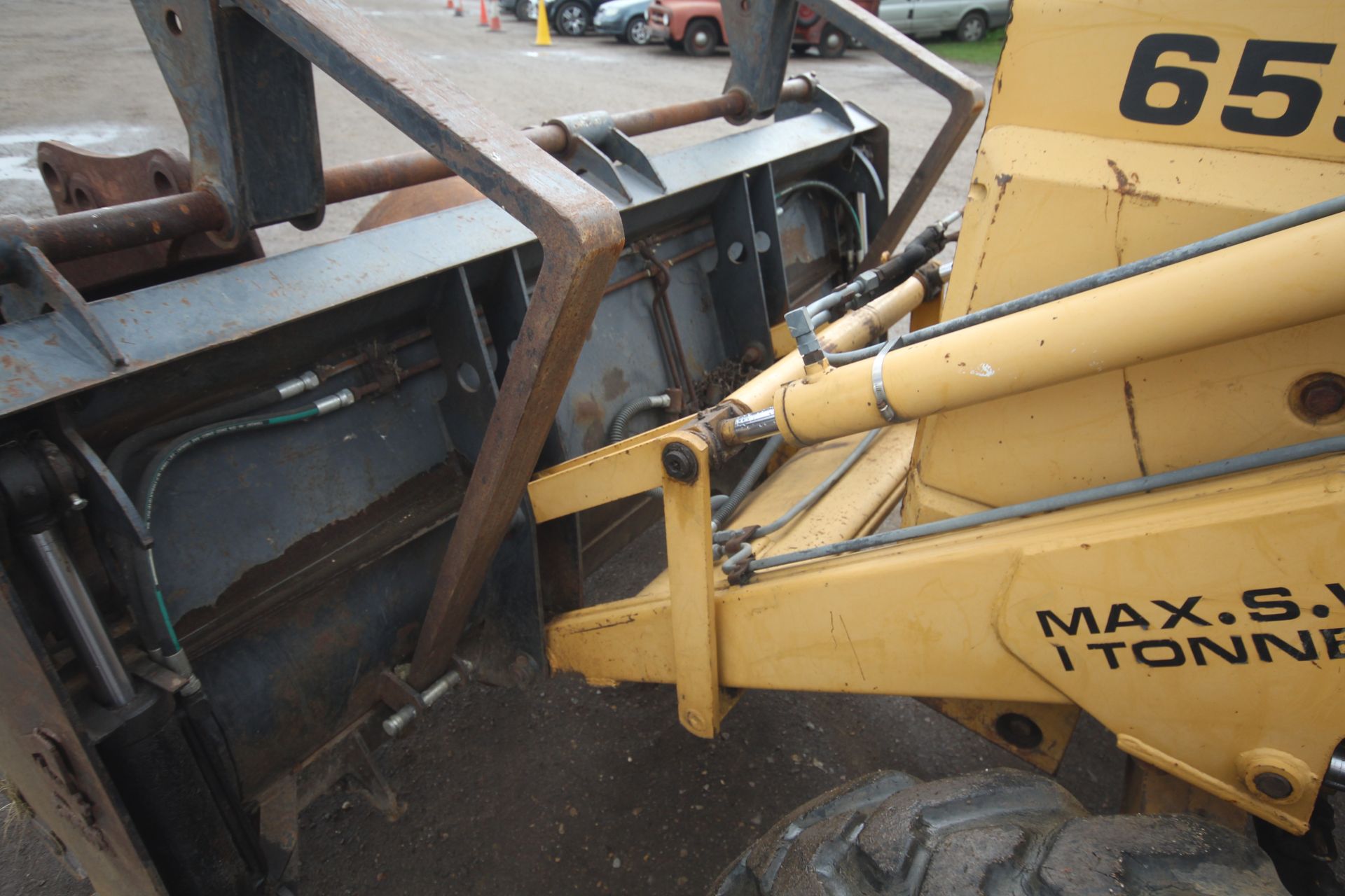 Ford 655 4WD backhoe loader. Registration F829 MVX. Date of first registration 03/10/1988. Showing - Bild 67 aus 87