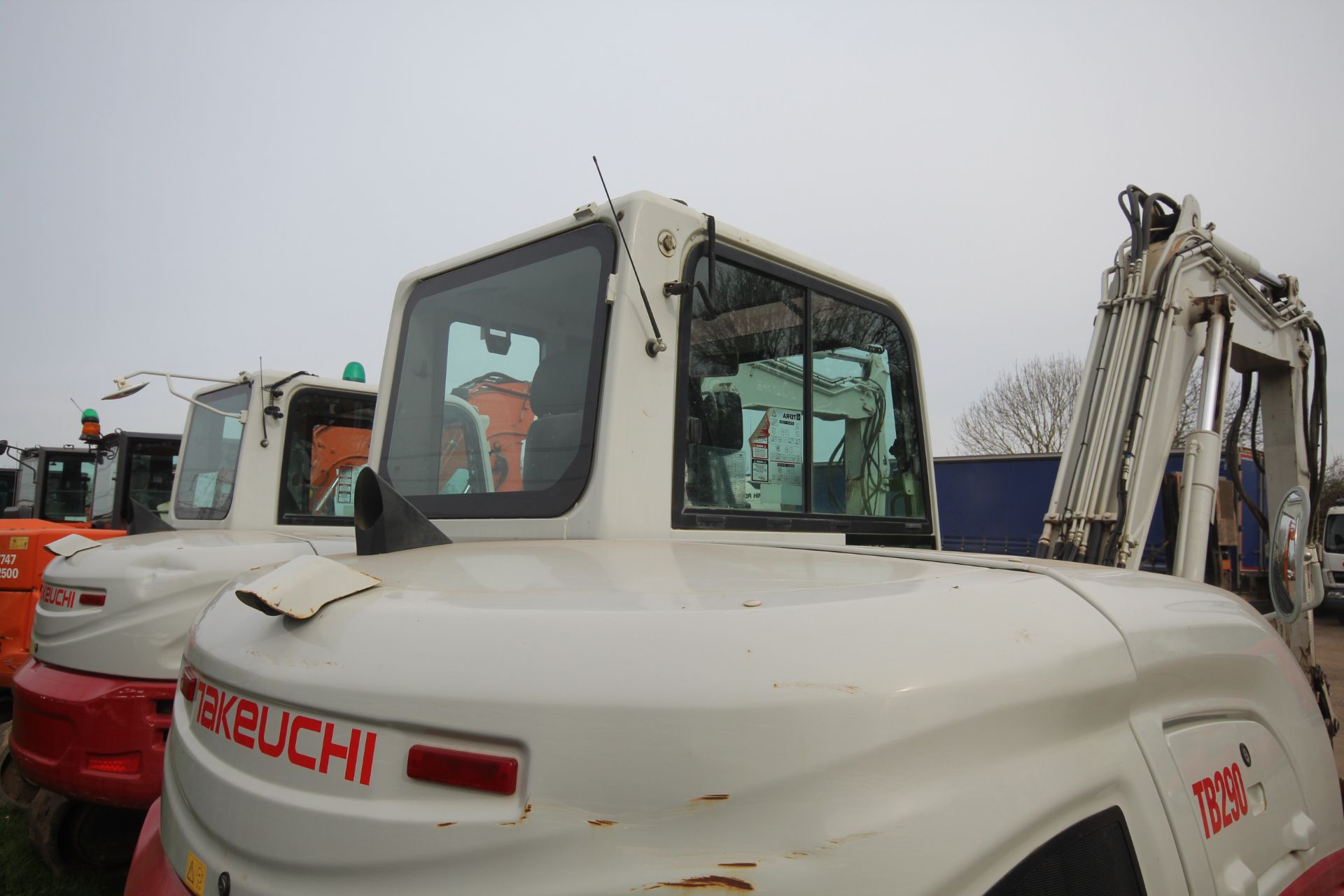 Takeuchi TB290 9T rubber track excavator. 2018. 5,096 hours. Serial number 190200950. With 4x - Image 24 of 68