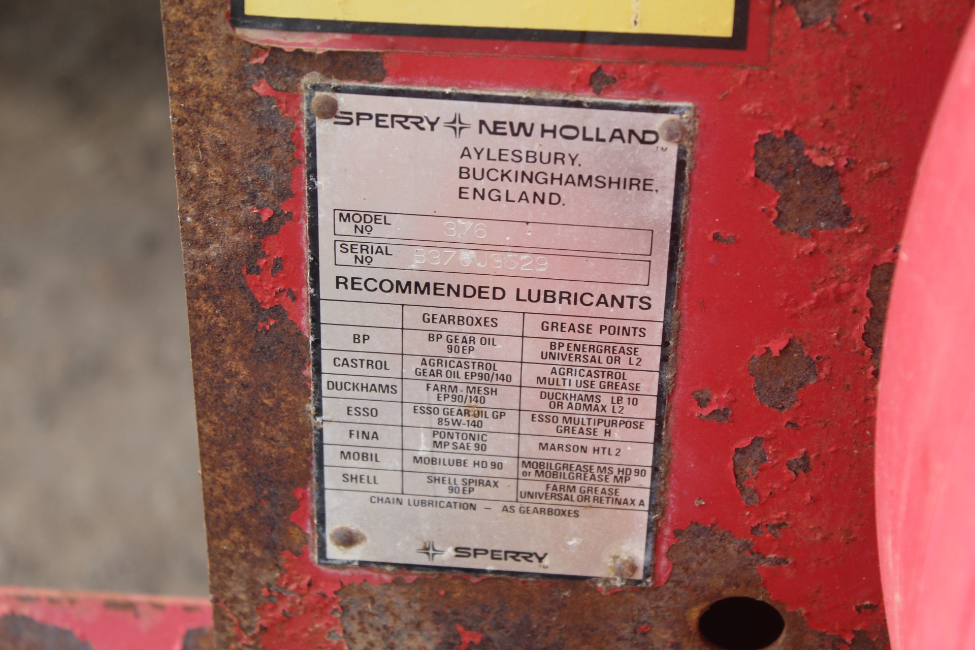 New Holland 376 conventional baler. From a Local Deceased Estate. Manual held. - Image 22 of 22