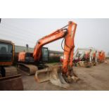 Hitachi Z-Axis 130-5 LCN 5B 14T steel track excavator. 2013. 8,122 hours. Serial number